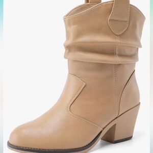 BACIA Women's Cowgirl Boots Mid-Calf with Pull-on Tabs/size 7 and size 9.5